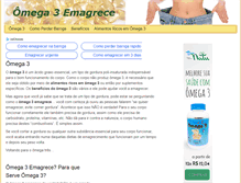 Tablet Screenshot of omega3emagrece.com